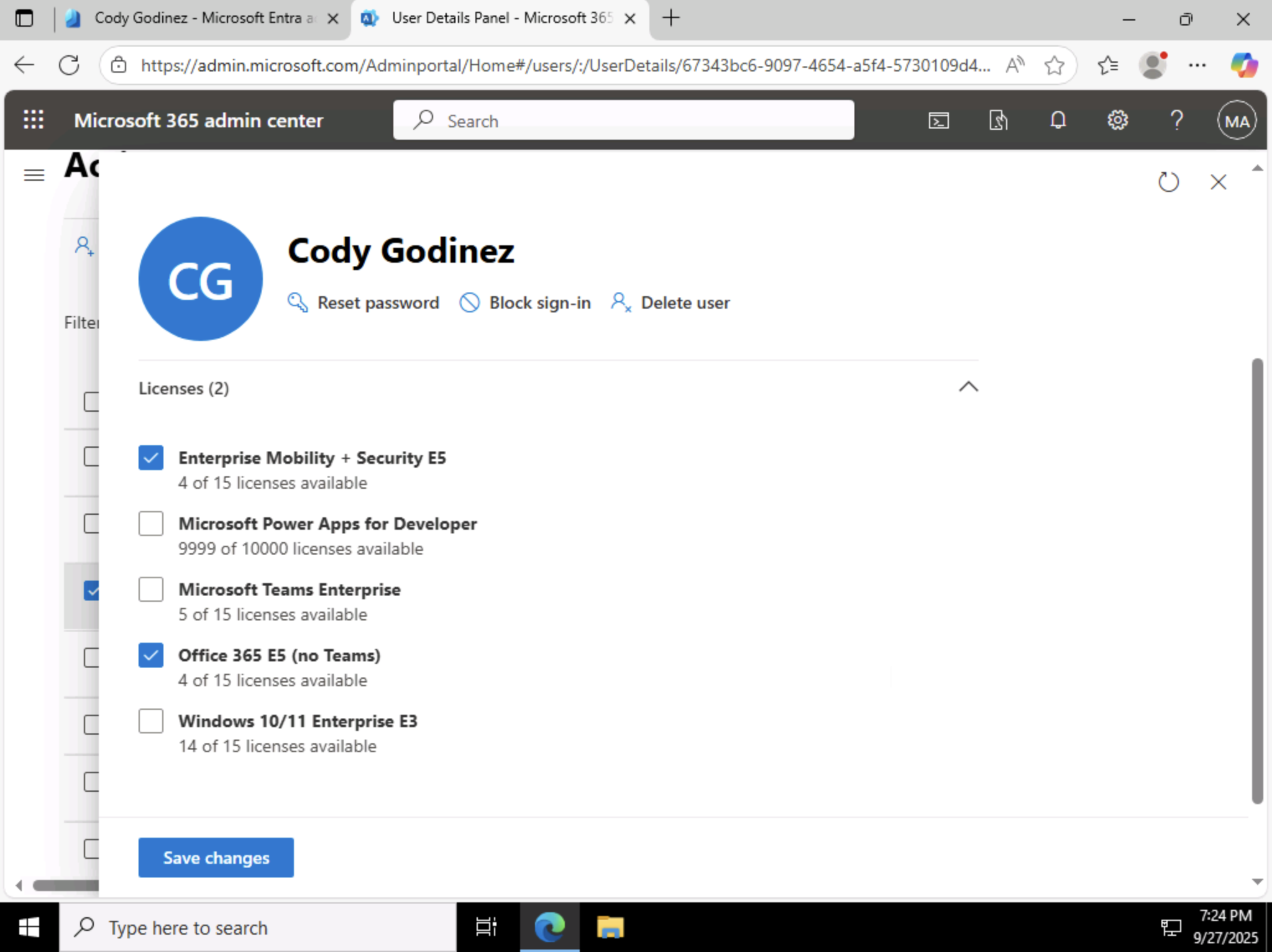 Direct license Cody