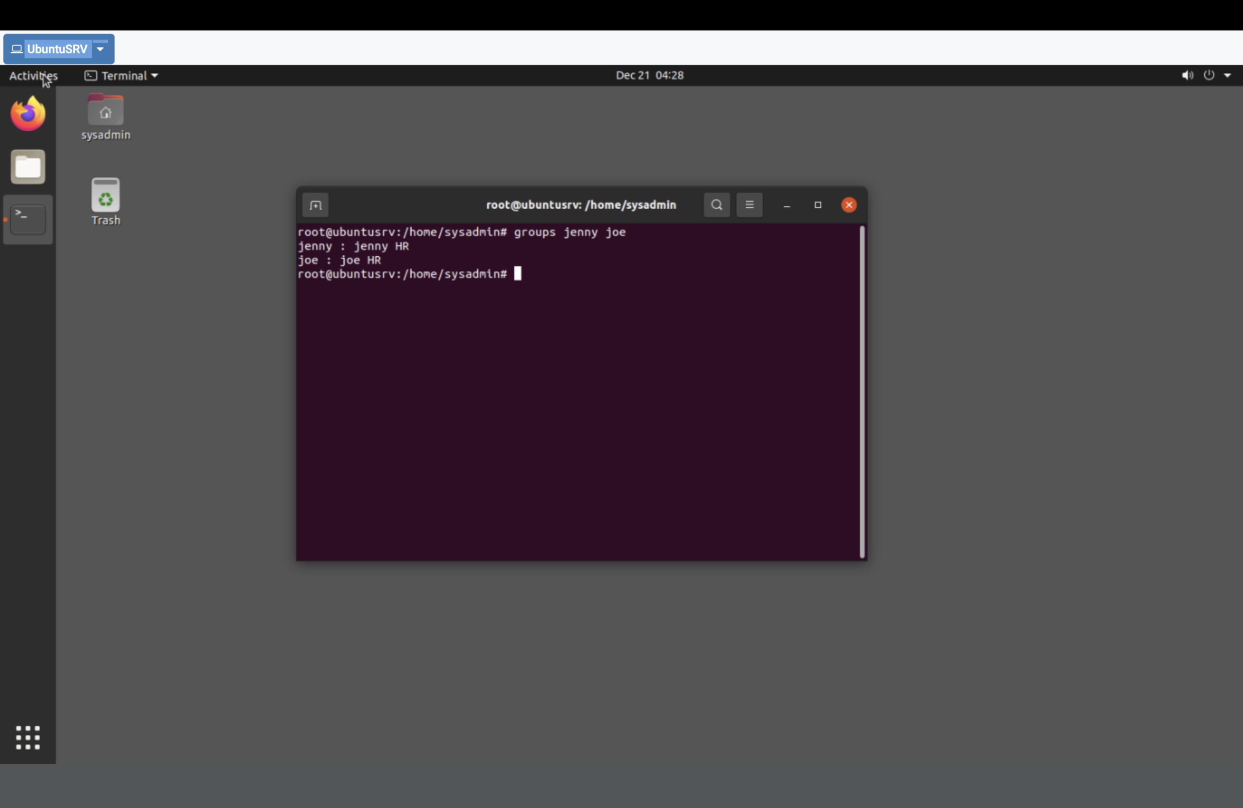 Before hardening: access was possible