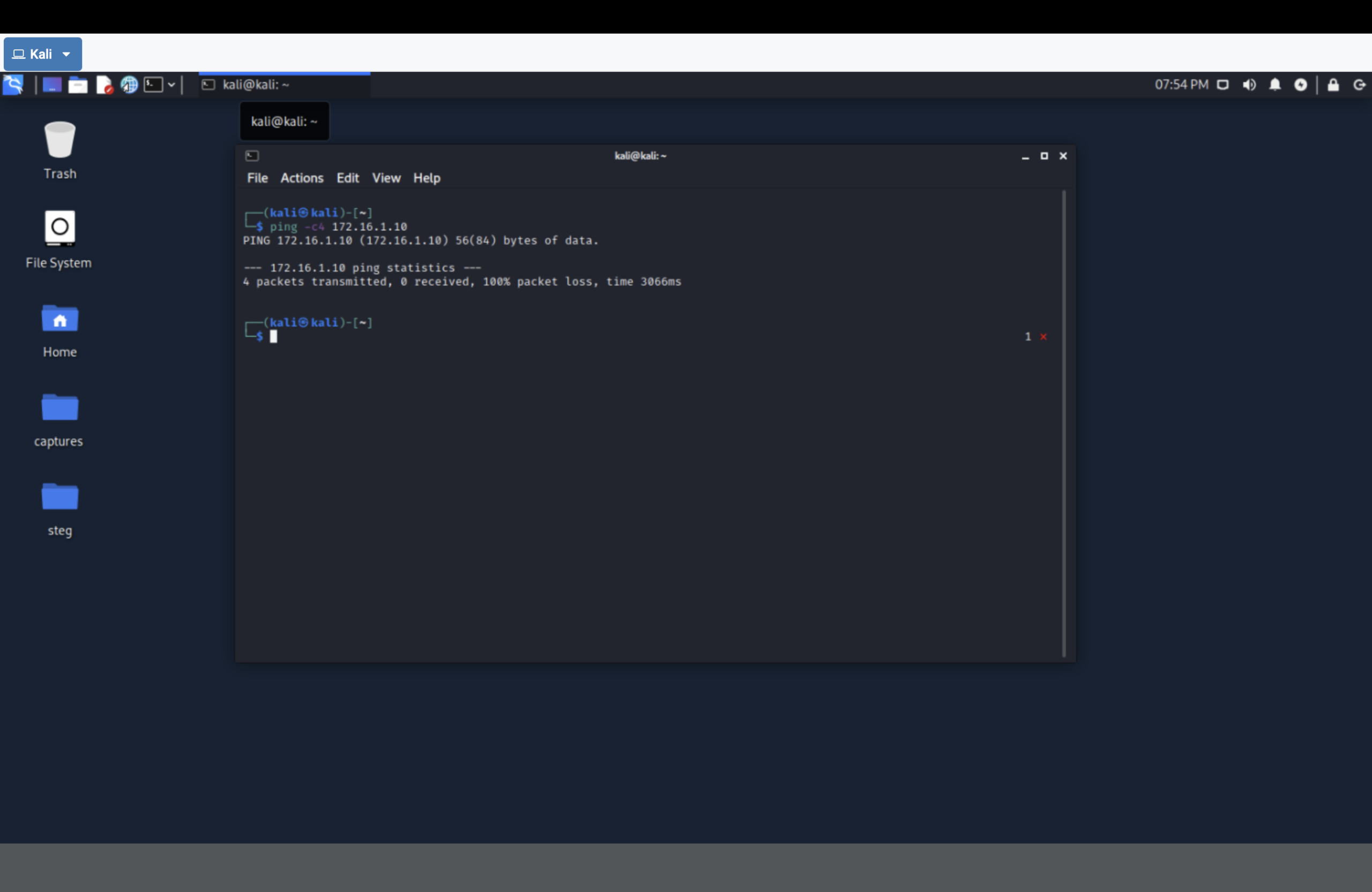 Ping blocked after rule
